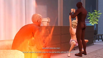 Husband lets friend fuck wife while he's watching Husband lets friend fuck wife while he's watching
