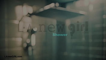 Gorgeous skinny model took a shower