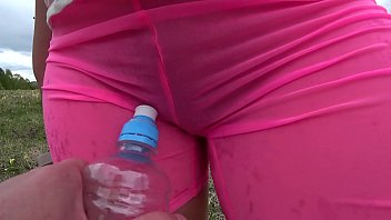 Lesbian with gorgeous booty in wet panties has fun with a girlfriend in nature and a bottle fuck a very overgrown cunt Lesbian with gorgeous booty in wet panties has fun with a girlfriend in nature and a bottle fuck a very overgrown cunt