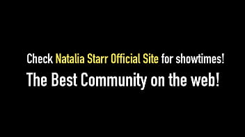 Natalia starr takes tyler's hot sperm on her pretty face after sex