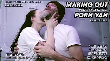 Making out with lucy in the back of the porn van