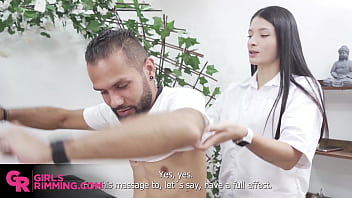 Girlsrimming sexy milf salome gil ass fucked after she gives an outstanding sloppy rimming