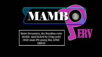 Maite fernandez the brazilian cutie double anal fucked by 3 big cocks dap anal 0% pussy bbc latina dirty talk atm ob544