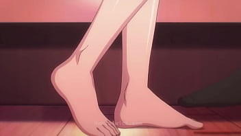 First time with my busty colleague the bed was soaked