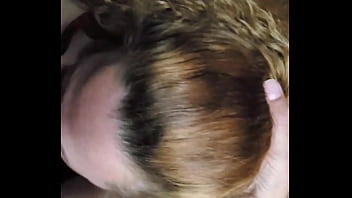 Gaging on cock until her eyes water