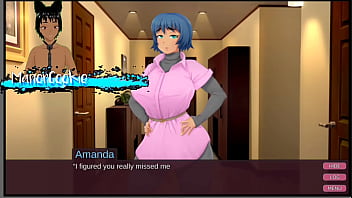 Milfy cummy exercising with amanda and getting my dick jerked off