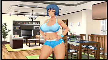 Milfy cummy exercising with amanda and getting my dick jerked off