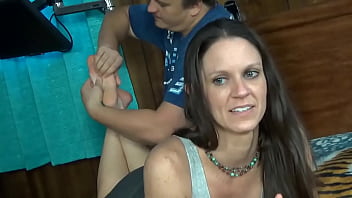 Its her first time delaina rickert gets her feet licked real good by a man who loves to lick n' sniff alot #footfetish