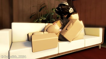 Hot elf gets fucked around the sauna pt 3