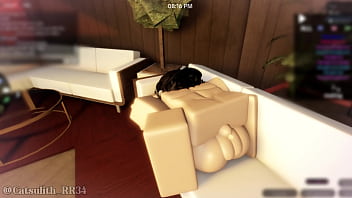 Hot elf gets fucked around the sauna pt 3