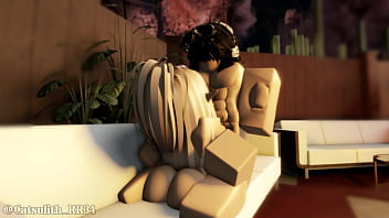 Hot elf gets fucked around the sauna pt 3