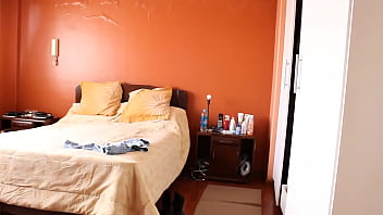 Step does not stop masturbating looking at me full runs in front of me