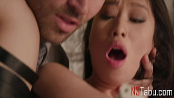 Asian hotwife tied up and fucked by stranger