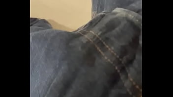 Pissing in jeans in the shower