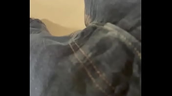 Pissing in jeans in the shower