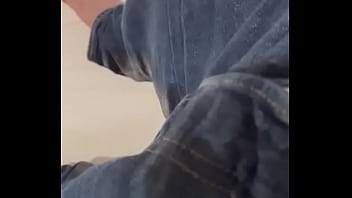 Pissing in jeans in the shower