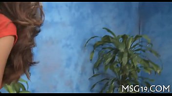 Masseuse enjoys one eyed monster insertion