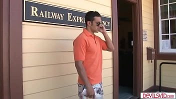 Busty girlfriend aubrey addams sent her boyfriend a nude photo for him to get home early the guy dives in and licks her pussy before doing her anal