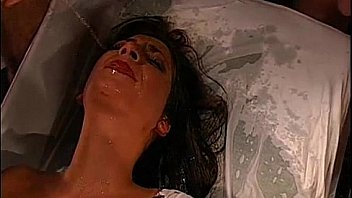 Wet oral stimulation stimulation with titty fuck