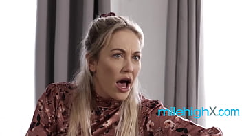 Cautious wife acts spontaneous and does threesome