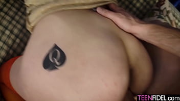 She'll do whatever it takes to get that load riding his cock and shaking those big boobs