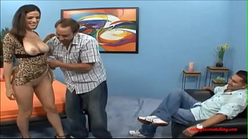 Wife with big tits fucking white guys with big dick front