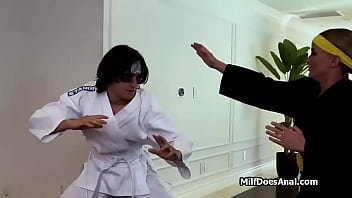 Karate winner gets to ass fuck that beautiful cougar