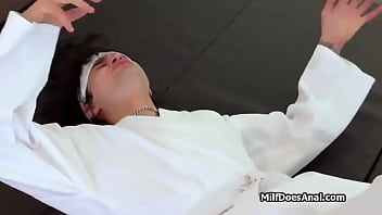 Karate winner gets to ass fuck that beautiful cougar