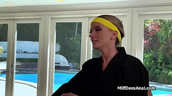 Karate winner gets to ass fuck that beautiful cougar