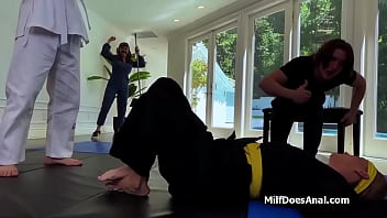 Karate winner gets to ass fuck that beautiful cougar