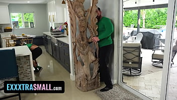 Mischievous little babe madison is celebrating st patrick&rsquo;s day with her boyfriend teamskeet