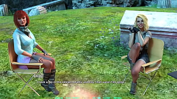 Name88's triangle #10 hot threesome with red head asian and cute blonde