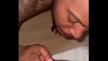 First time using her toy & my tongue on her