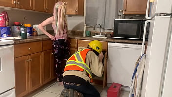 Plumber takes teen virginity before prom teaches her how to fuck