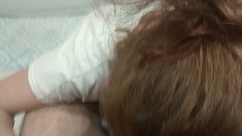 Bathroom sex with a mature woman in a very close view