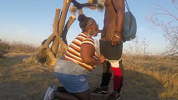 Hiking ends with a sore throat and pussy