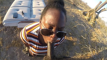 Hiking ends with a sore throat and pussy