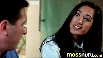 Lucky client gets a full service massage 9