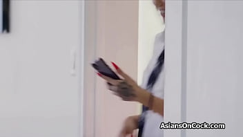 She loves selfies and dicks time to ride one