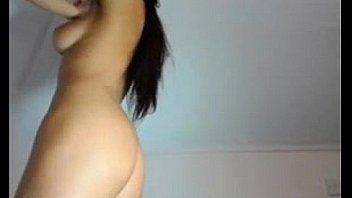 Sexy Brunette With Mask And Big Tits Plays With Her Body thumbnail