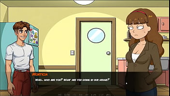 Portal porn demoniums parody hentai game ep 1 morty's sister squirting in the shower