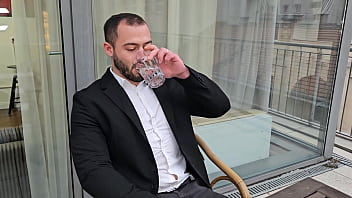 Kristina grace slutty employee gets dap and pissed in mouth from boss & frustrated collegue