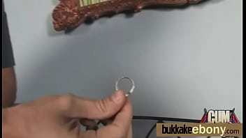 Hard group blowjob and facial interracial bukkake 18