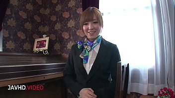 Hikaru shiina teases in stockings before double pleasure