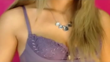 Blond web cam masturbation