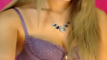 Blond web cam masturbation