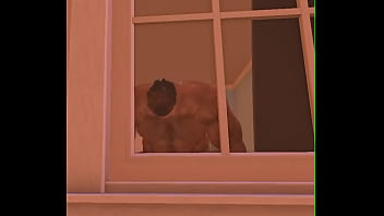 Spycam bedroom muscle bear