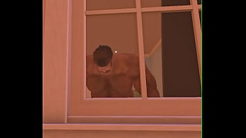 Spycam bedroom muscle bear