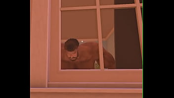 Spycam bedroom muscle bear