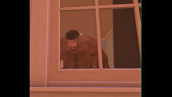 Spycam bedroom muscle bear